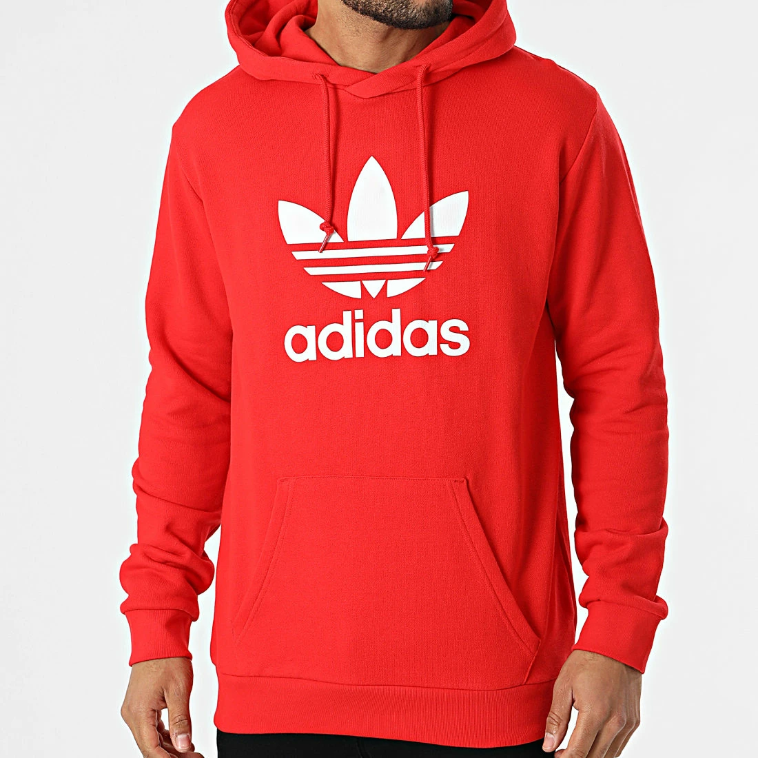 Top 10 💯 Sweat Capuche Trefoil HE9500 Rouge de Adidas Originals 🛒 3 Top 10 💯 Sweat Capuche Trefoil HE9500 Rouge de Adidas Originals 🛒