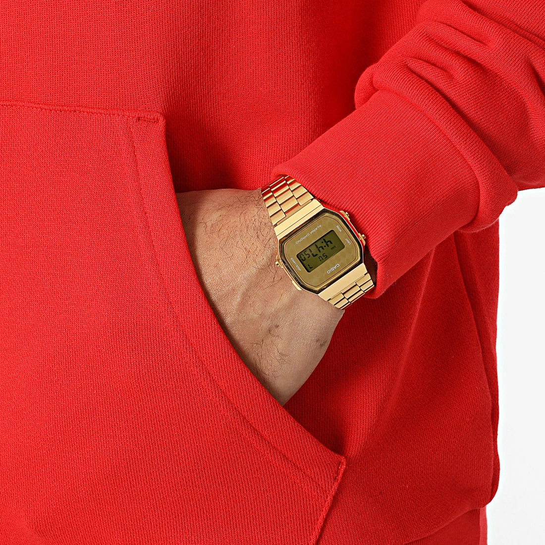 Top 10 💯 Sweat Capuche Trefoil HE9500 Rouge de Adidas Originals 🛒 6 Top 10 💯 Sweat Capuche Trefoil HE9500 Rouge de Adidas Originals 🛒 – Image 4