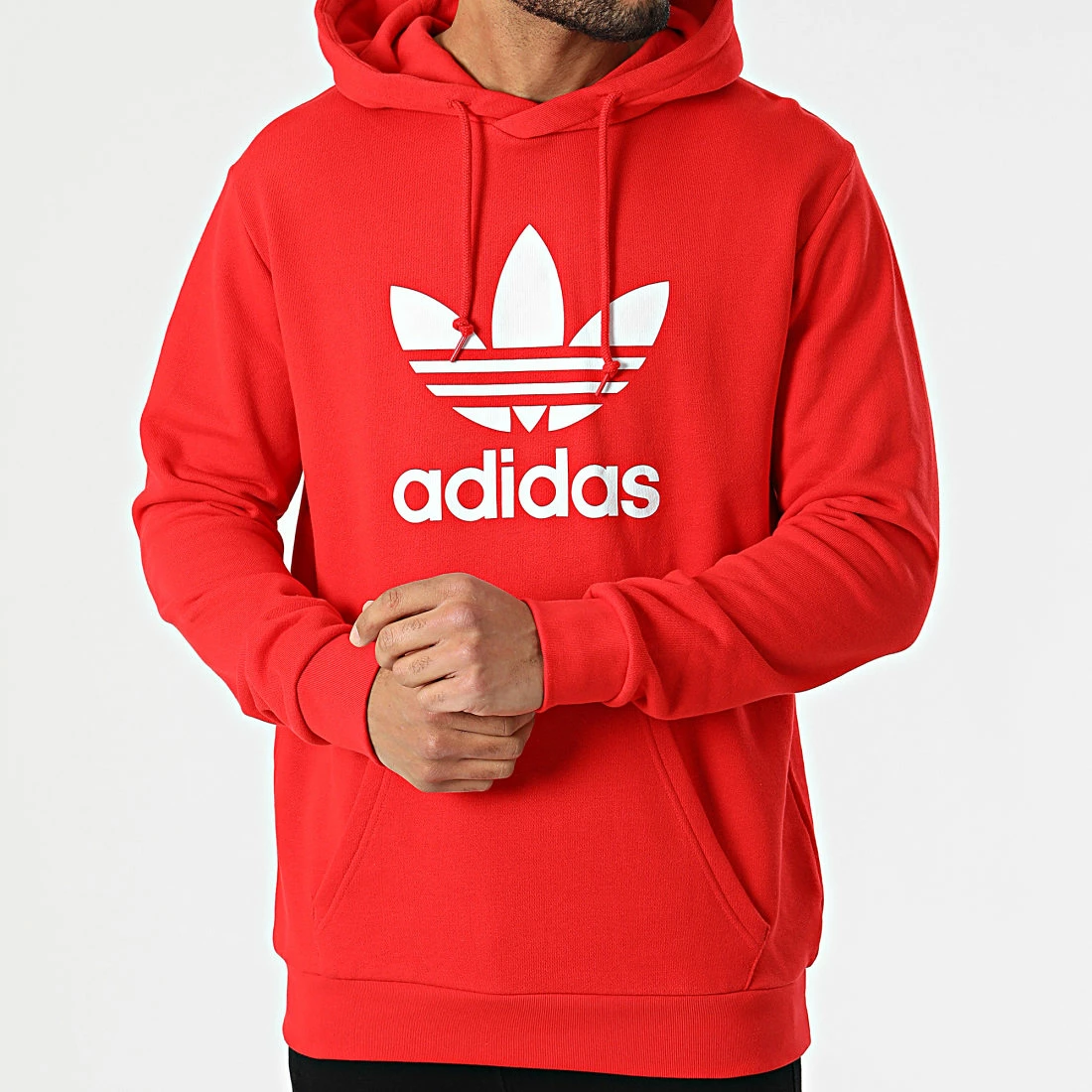 Top 10 💯 Sweat Capuche Trefoil HE9500 Rouge de Adidas Originals 🛒 7 Top 10 💯 Sweat Capuche Trefoil HE9500 Rouge de Adidas Originals 🛒 – Image 5