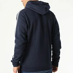 Grosses soldes 🧨 Sweat Capuche A Bandes GK9073 Bleu Marine de Adidas Performance 🧨 -Pas Cher adidas Magasin adidas 293271 GK9073 20211130T150126 06