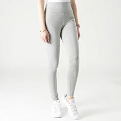 Promo 🎁 Legging Femme HD2351 Gris Chiné de Adidas Originals 🎁 -Pas Cher adidas Magasin adidas 293380 HD2351 20211209T155611 03