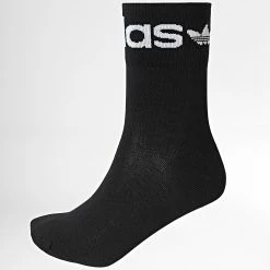 Remise ✨ Lot De 3 Paires De Chaussettes H32386 Noir de Adidas Originals 🧨 -Pas Cher adidas Magasin adidas 293543 H32386 20211207T163117 02