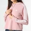 Offres ✔️ Sweat Capuche Femme 3 Stripes HC9131 Rose de Adidas Performance 🎉 -Pas Cher adidas Magasin adidas 293748 HC9131 20211216T145408 01