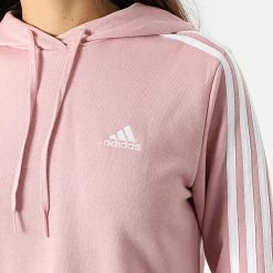 Offres ✔️ Sweat Capuche Femme 3 Stripes HC9131 Rose de Adidas Performance 🎉 -Pas Cher adidas Magasin adidas 293748 HC9131 20211216T145409 02