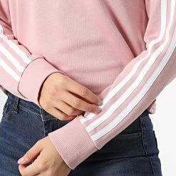 Offres ✔️ Sweat Capuche Femme 3 Stripes HC9131 Rose de Adidas Performance 🎉 -Pas Cher adidas Magasin adidas 293748 HC9131 20211216T145413 04