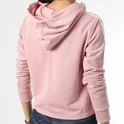 Offres ✔️ Sweat Capuche Femme 3 Stripes HC9131 Rose de Adidas Performance 🎉 -Pas Cher adidas Magasin adidas 293748 HC9131 20211216T145415 06