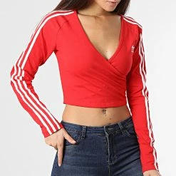 Promo 🌟 Top A Manches Longues Femme HC2042 Rouge de Adidas Originals ⌛ 12 Promo 🌟 Top A Manches Longues Femme HC2042 Rouge de Adidas Originals ⌛ -Pas Cher adidas Magasin adidas 293939 HC2042 20211216T145351 05