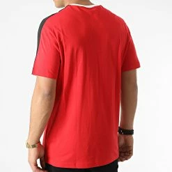 Nouveau ⭐ Tee 👕 Shirt CB HE4330 Rouge Blanc de Adidas Performance 🎉 -Pas Cher adidas Magasin adidas 294037 HE4330 20211209T154706 06