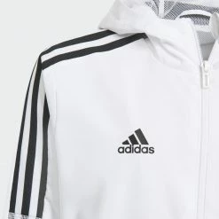 Remise ⭐ Veste Zippée Capuche Enfant Tiro21 GP4979 Blanc de Adidas Originals 😉 -Pas Cher adidas Magasin adidas 294216 GP4979 20211206T160702 02