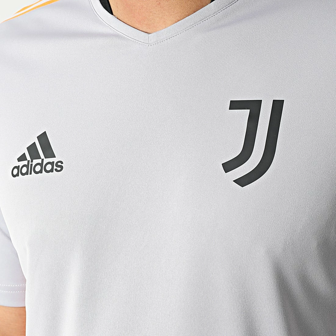Meilleure affaire ⌛ Tee 👚 Shirt De Sport Juventus H67122 Gris Orange de Adidas Performance 😉 4 Meilleure affaire ⌛ Tee 👚 Shirt De Sport Juventus H67122 Gris Orange de Adidas Performance 😉 – Image 2