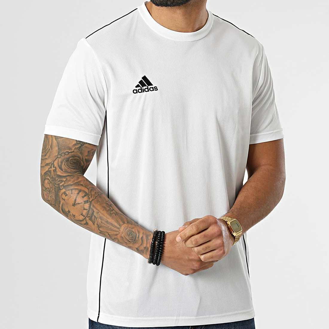 Grosses soldes 🧨 Tee 👕 Shirt De Sport CV3453 Blanc de Adidas Performance 🎁 5 Grosses soldes 🧨 Tee 👕 Shirt De Sport CV3453 Blanc de Adidas Performance 🎁 – Image 3