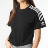 Coupon ❤️ Tee 👚 Shirt A Bandes Femme HF7457 Noir de Adidas Originals 🔥 -Pas Cher adidas Magasin adidas 295074 HF7457 20211217T155954 01