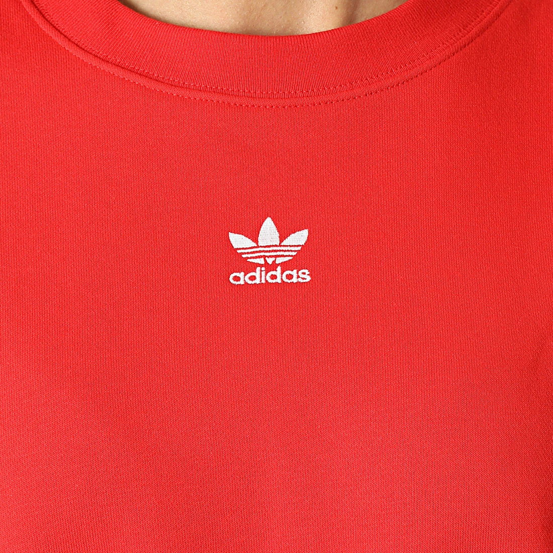 Acheter 🤩 Sweat Crewneck Femme HF7479 Rouge de Adidas Originals 🤩 4 Acheter 🤩 Sweat Crewneck Femme HF7479 Rouge de Adidas Originals 🤩 – Image 2