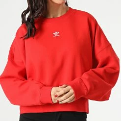 Acheter 🤩 Sweat Crewneck Femme HF7479 Rouge de Adidas Originals 🤩 10 Acheter 🤩 Sweat Crewneck Femme HF7479 Rouge de Adidas Originals 🤩 -Pas Cher adidas Magasin adidas 295078 HF7479 20211222T093920 03