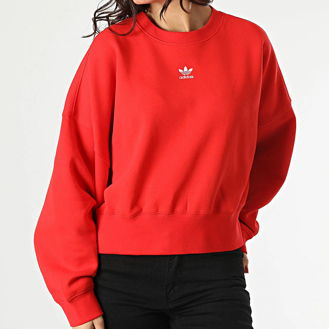 Acheter 🤩 Sweat Crewneck Femme HF7479 Rouge de Adidas Originals 🤩 7 Acheter 🤩 Sweat Crewneck Femme HF7479 Rouge de Adidas Originals 🤩 – Image 5