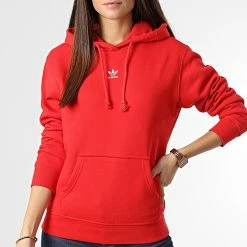 Coupon 😍 Sweat Capuche Femme HF7505 Rouge de Adidas Originals 🎁 -Pas Cher adidas Magasin adidas 295079 HF7505 20211216T145317 05
