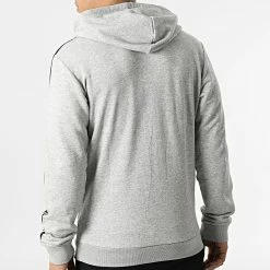 Offres 💯 Sweat Zippé Capuche A Bandes 3 Stripes GK9034 Gris Chiné de Adidas Performance ⌛ -Pas Cher adidas Magasin adidas 295181 GK9034 20211217T152220 06