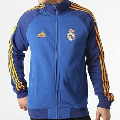 Bon marché 🎉 Veste Zippée A Bandes Real Madrid HA2533 Bleu Roi de Adidas Performance 😉 -Pas Cher adidas Magasin adidas 295247 HA2533 20211217T163912 05