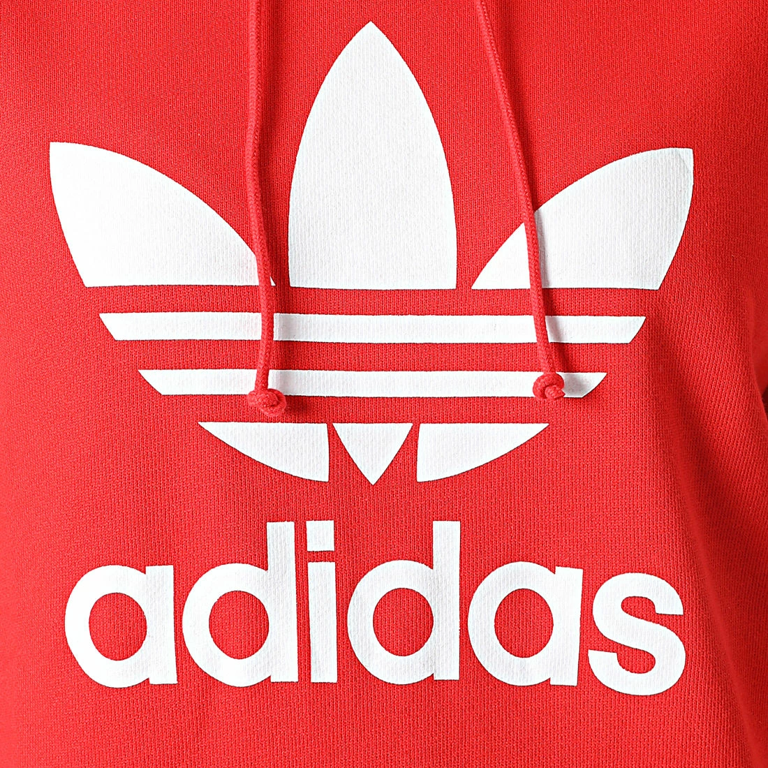 Remise 👍 Sweat Capuche Femme Trefoil HE6953 Rouge de Adidas Originals 👍 4 Remise 👍 Sweat Capuche Femme Trefoil HE6953 Rouge de Adidas Originals 👍 – Image 2