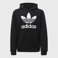 De gros ⭐ Sweat Capuche Capuche Enfant Trefoil DV2870 Noir de Adidas Originals 🧨