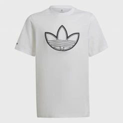 Acheter ⭐ Tee 👚 Shirt Enfant HE2078 Blanc de Adidas Originals 🥰