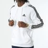 Offres 🤩 Sweat Capuche A Bandes GU2522 Blanc de Adidas Performance 🎁 -Pas Cher adidas Magasin adidas 296368 GU2522 20220701T145253 01