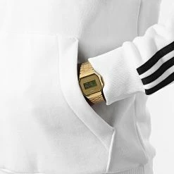 Offres 🤩 Sweat Capuche A Bandes GU2522 Blanc de Adidas Performance 🎁 -Pas Cher adidas Magasin adidas 296368 GU2522 20220701T145315 04