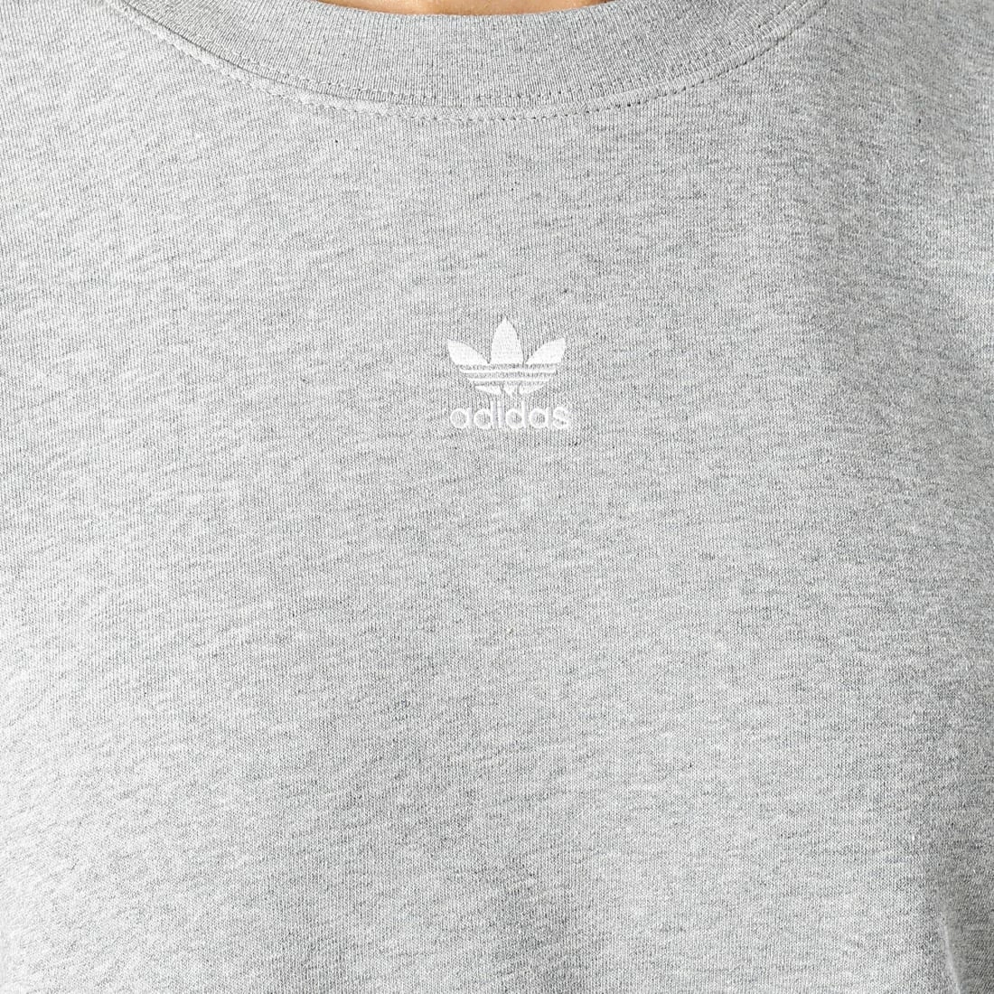 Budget 🔥 Sweat Crewneck Femme HF7478 Gris Chiné de Adidas Originals 🛒 4 Budget 🔥 Sweat Crewneck Femme HF7478 Gris Chiné de Adidas Originals 🛒 – Image 2
