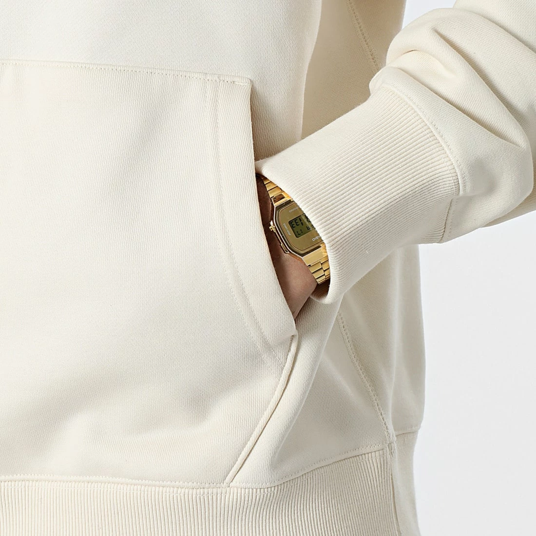 Meilleur prix 😉 Sweat Capuche HD2749 Beige de adidas 🛒 6 Meilleur prix 😉 Sweat Capuche HD2749 Beige de adidas 🛒 – Image 4