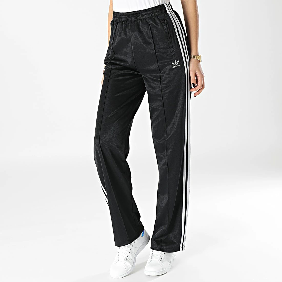 Promo ⌛ Pantalon Jogging A Bandes Femme HF7528 Noir de Adidas Originals 🧨 3 Promo ⌛ Pantalon Jogging A Bandes Femme HF7528 Noir de Adidas Originals 🧨