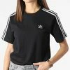 Meilleure affaire 💯 Tee 👚 Shirt Femme HF7533 Noir de Adidas Originals 😍 -Pas Cher adidas Magasin adidas 297048 HF7533 20220103T161254 01