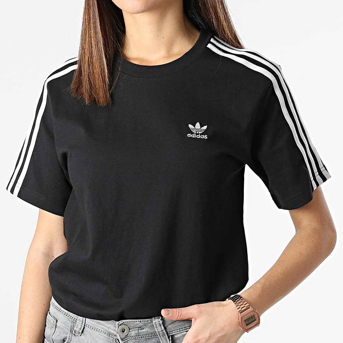 Meilleure affaire 💯 Tee 👚 Shirt Femme HF7533 Noir de Adidas Originals 😍 3 Meilleure affaire 💯 Tee 👚 Shirt Femme HF7533 Noir de Adidas Originals 😍