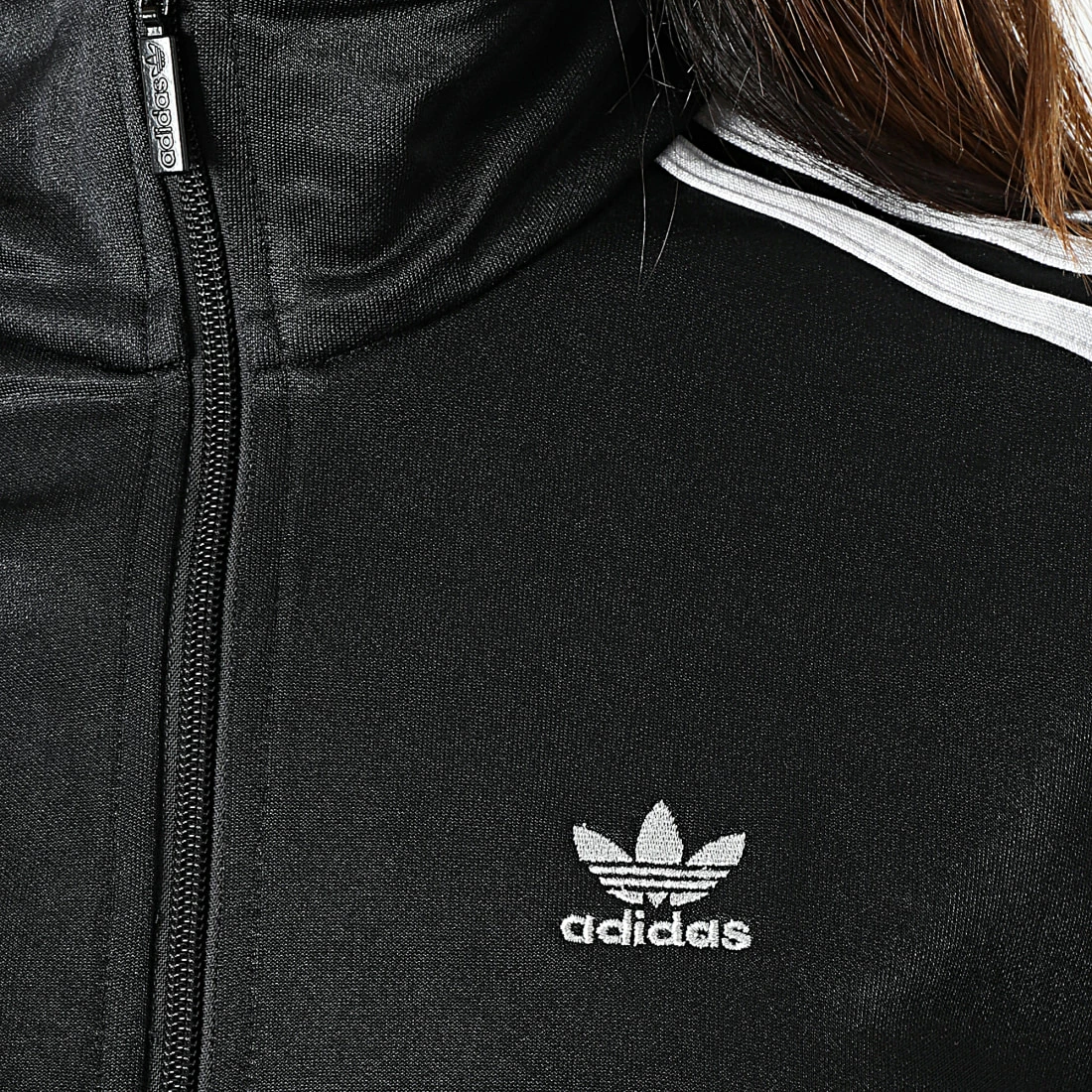 Vente flash 😍 Veste Zippée Crop Femme A Bandes HF7535 Noir de Adidas Originals 🥰 4 Vente flash 😍 Veste Zippée Crop Femme A Bandes HF7535 Noir de Adidas Originals 🥰 – Image 2