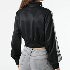 Vente flash 😍 Veste Zippée Crop Femme A Bandes HF7535 Noir de Adidas Originals 🥰 13 Vente flash 😍 Veste Zippée Crop Femme A Bandes HF7535 Noir de Adidas Originals 🥰 -Pas Cher adidas Magasin adidas 297051 HF7535 20220103T161525 06