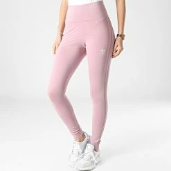 Le moins cher 💯 Legging A Bandes Femme HC2020 Rose de Adidas Originals 🎉