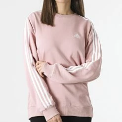 Meilleur prix 😍 Sweat Crewneck A Bandes Femme HC9125 Rose de Adidas Performance 😀 10 Meilleur prix 😍 Sweat Crewneck A Bandes Femme HC9125 Rose de Adidas Performance 😀 -Pas Cher adidas Magasin adidas 297095 HC9125 20220103T160007 03