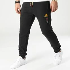 Nouveau 💯 Pantalon Jogging Manchester United H63997 Noir de Adidas Performance ✔️ -Pas Cher adidas Magasin adidas 297711 H63997 20220125T164109 04