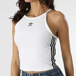 Bon marché 🛒 Débardeur Femme HC1977 Blanc de Adidas Originals ⌛