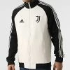 Meilleure vente 🎉 Veste Zippée A Bandes Juventus H67146 Beige Noir de Adidas Performance 😉 -Pas Cher adidas Magasin adidas 297982 H67146 20220117T120809 01