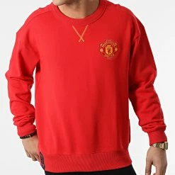 Budget 🥰 Sweat Crewneck Manchester United H63992 Rouge de Adidas Performance 🤩 12 Budget 🥰 Sweat Crewneck Manchester United H63992 Rouge de Adidas Performance 🤩 -Pas Cher adidas Magasin adidas 297984 H63992 20220114T144127 05