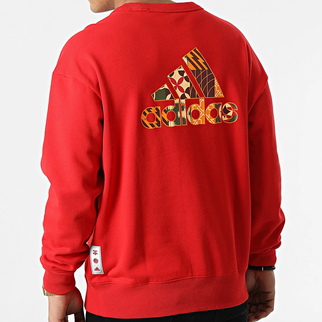 Budget 🥰 Sweat Crewneck Manchester United H63992 Rouge de Adidas Performance 🤩 8 Budget 🥰 Sweat Crewneck Manchester United H63992 Rouge de Adidas Performance 🤩 – Image 6
