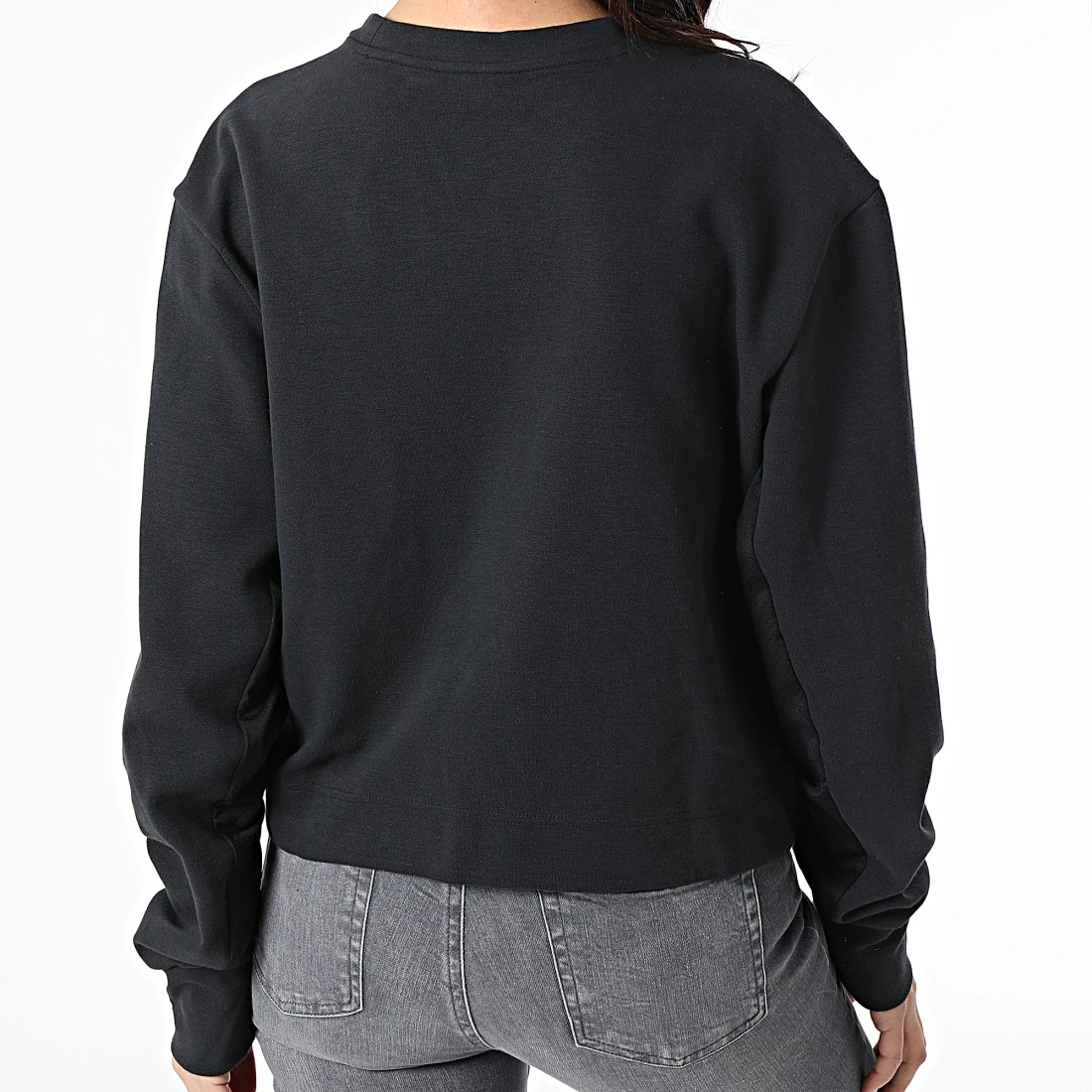 Coupon 🔥 Sweat Crewneck Femme A Bandes HD1730 Noir de Adidas Performance ✔️ 8 Coupon 🔥 Sweat Crewneck Femme A Bandes HD1730 Noir de Adidas Performance ✔️ – Image 6