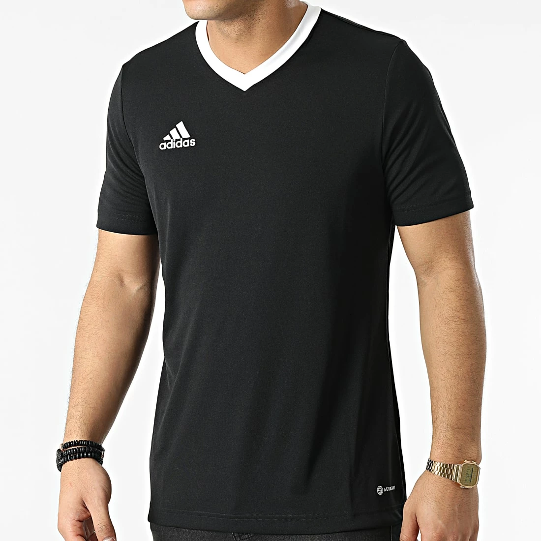 Le moins cher 🔥 Tee 👕 Shirt Col V ENT22 HE1573 Noir de Adidas Performance 🎉 3 Le moins cher 🔥 Tee 👕 Shirt Col V ENT22 HE1573 Noir de Adidas Performance 🎉