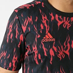 Vente flash 👏 Tee 👕 Shirt Manchester United FC H63947 Noir Rouge de Adidas Performance ✔️ -Pas Cher adidas Magasin adidas 299138 H63947 20220124T160135 04