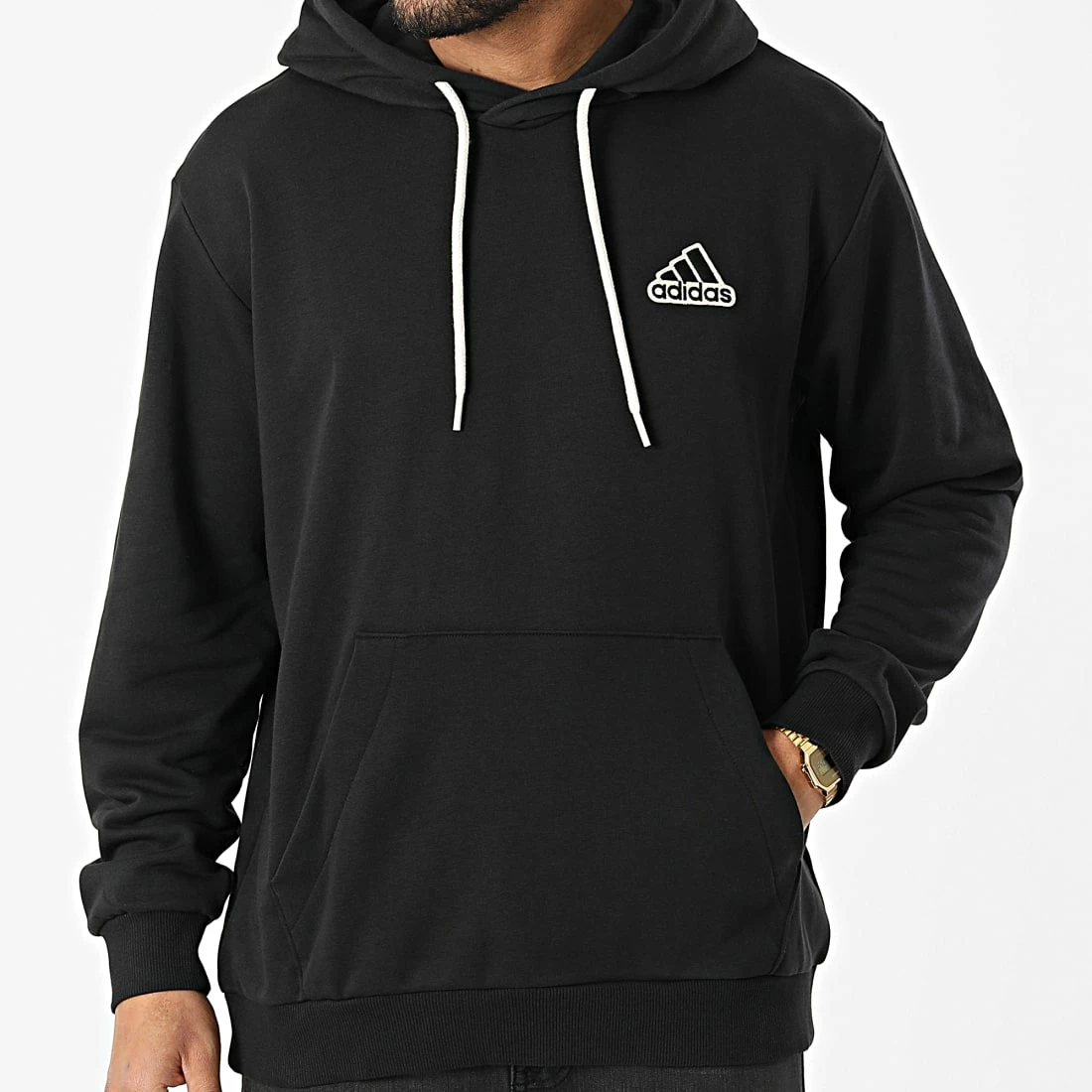 Meilleure vente 🔥 Sweat Capuche HE4343 Noir de Adidas Performance 💯 5 Meilleure vente 🔥 Sweat Capuche HE4343 Noir de Adidas Performance 💯 – Image 3