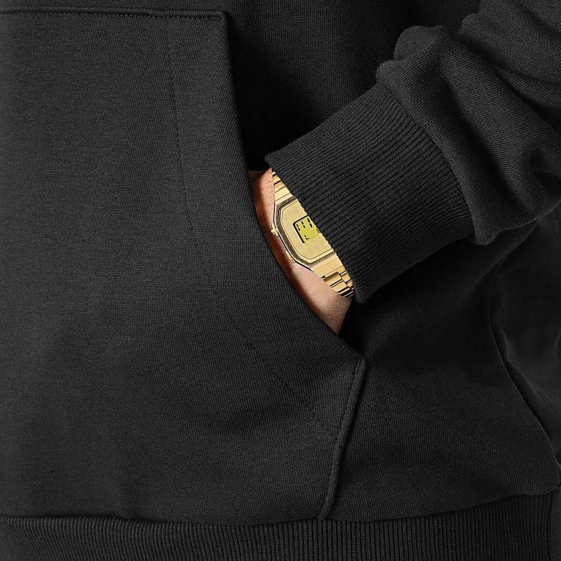 Meilleure vente 🔥 Sweat Capuche HE4343 Noir de Adidas Performance 💯 6 Meilleure vente 🔥 Sweat Capuche HE4343 Noir de Adidas Performance 💯 – Image 4