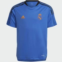 Meilleure vente ⭐ Tee 👚 Shirt Enfant Real Madrid HA2565 Bleu Roi de Adidas Performance 😉