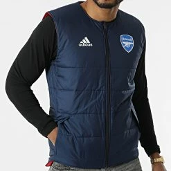 Top 10 🎁 Doudoune Sans Manches Arsenal HG6236 Bleu Marine de Adidas Performance 👍 -Pas Cher adidas Magasin adidas 299770 HG6236 20220210T133207 03