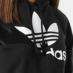 Meilleur prix ⭐ Sweat Capuche Femme Crop HC7050 Noir de Adidas Originals 😍 -Pas Cher adidas Magasin adidas 300193 HC7050 20220128T155058 02