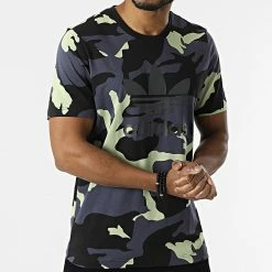 Offres 👍 Tee 👚 Shirt Camo All Over Print HC7187 Noir Bleu Marine Vert Clair Camouflage de adidas 👍 -Pas Cher adidas Magasin adidas 301464 HC7187 20220301T144441 05